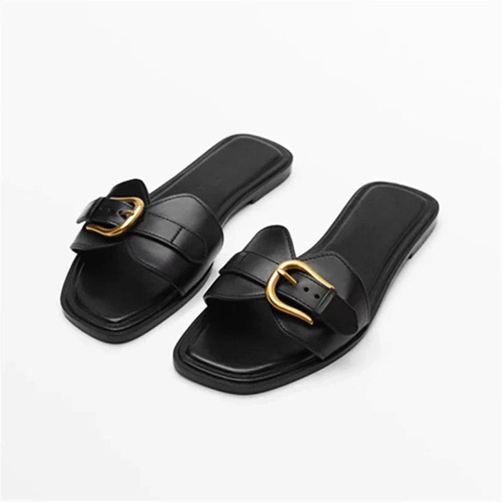 Women's Geneva Buckle Sandals – Cushioned Smart Summer Style – view 3