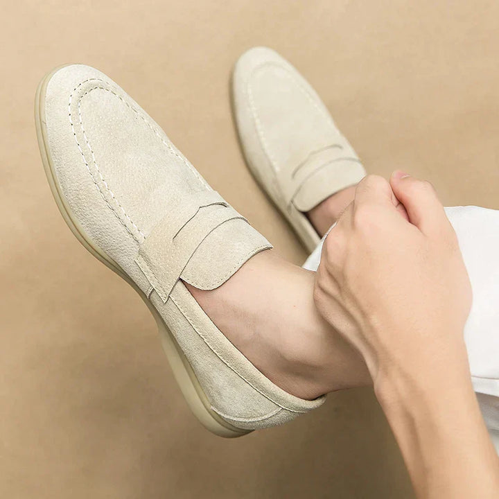 Men's Suede Slip-On Loafers – Milan Smart Casual Shoes – view 5