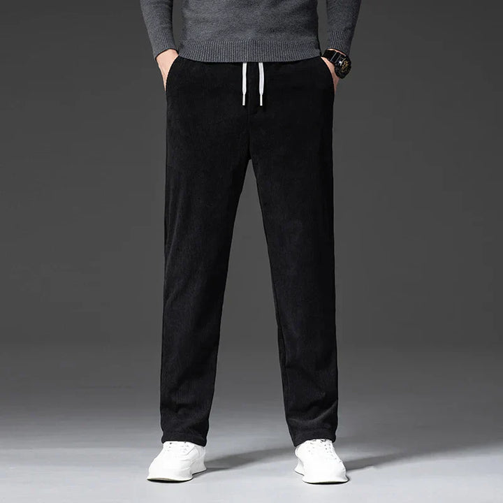 Men's Corduroy Trousers – Stretch Waist Smart Casual Cords – view 5