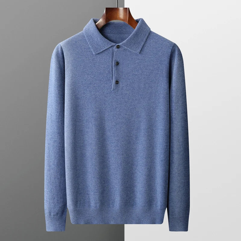 Men's Merino Wool Polo Shirt – Breathable Smart-Casual Top – view 9