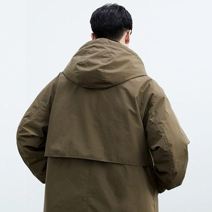 Men's Water-Resistant Overcoat – Streamlined Commuter Coat – view 4