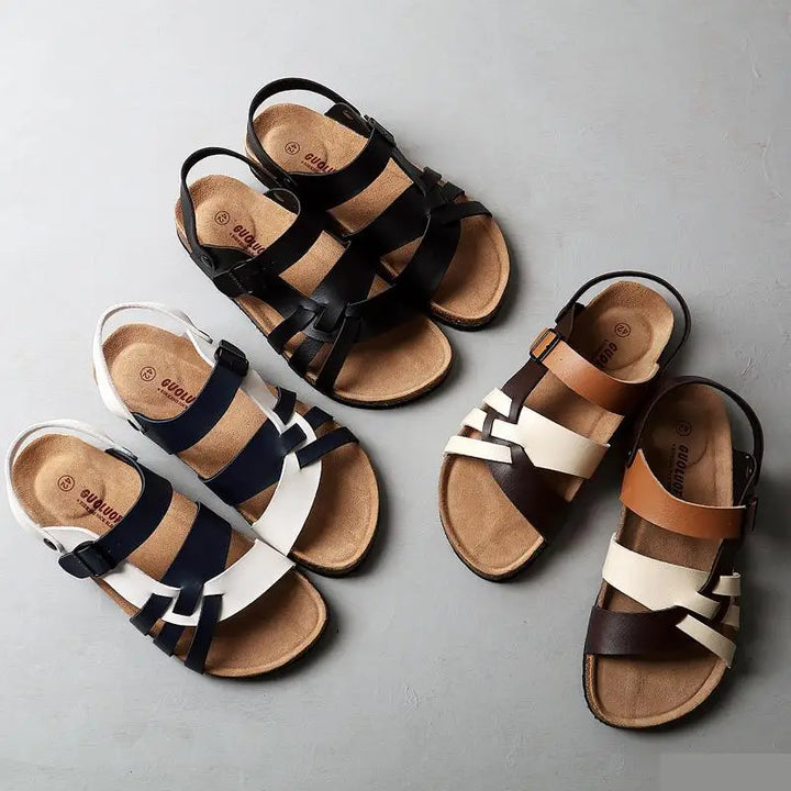 Women's Leather Sandals – Cushioned Comfort for Summer Days – view 2