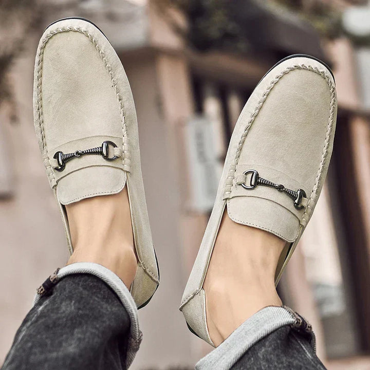 Men's Suede Loafers – Horse-Bit Detail – Non-Slip Sole – view 8