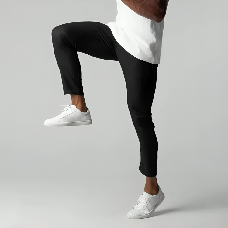 Men's Slim Fit Stretch Chinos – Smart Casual Tapered Trousers – view 2
