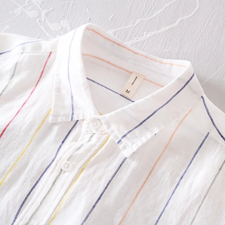 Men's Linen Button-Down Shirt – Breathable Summer Tailoring – view 5