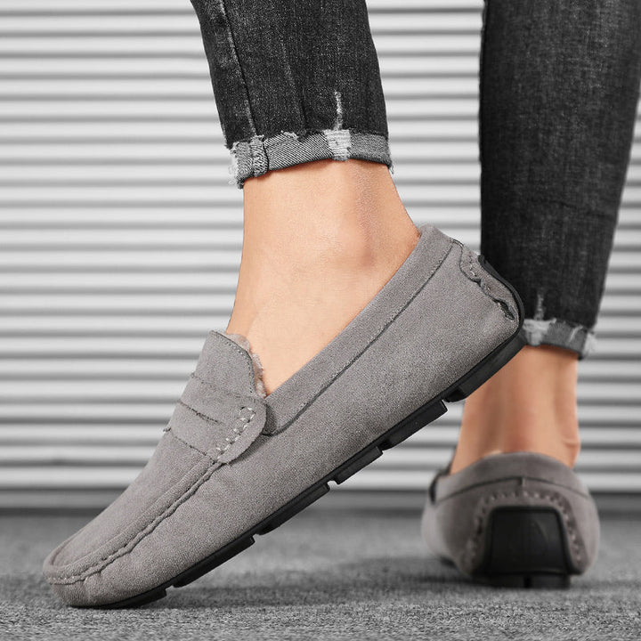 Men's Suede Penny Loafers – Plush-Lined Slip-On Comfort – view 12