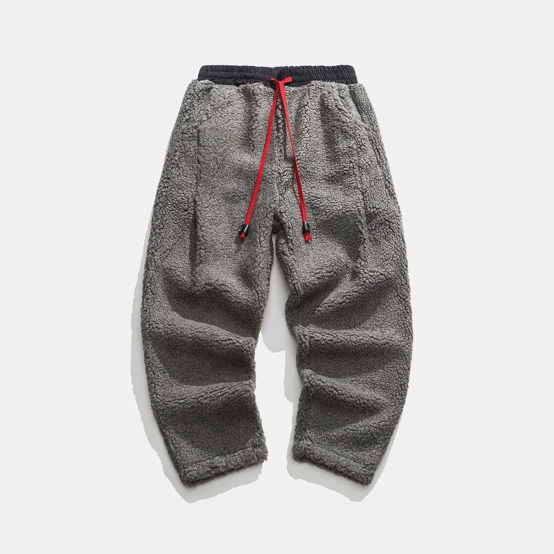 Men's Lambswool Joggers – Warm Relaxed Fit Winter Trousers – view 8