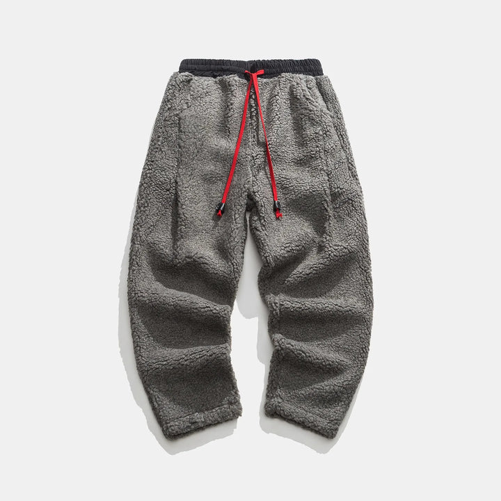 Men's Lambswool Joggers – Warm Relaxed Fit Winter Trousers – view 8