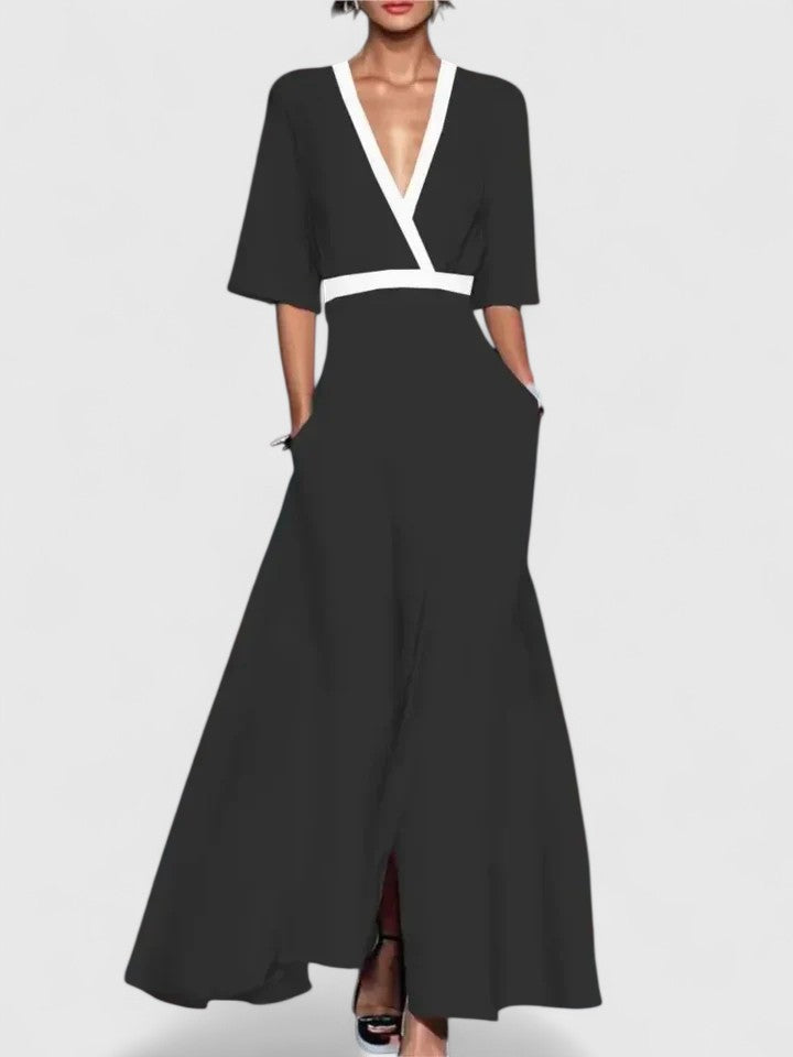 Women's Elegant Maxi Dress - Timeless Fit and Flare