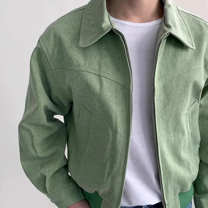 Men's Antonio Suede Jacket – Zip-Up Smart Casual Outerwear – view 6
