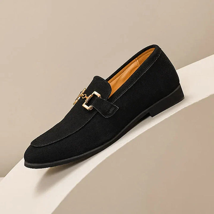 Men's Suede Loafers – Cushioned Slip-On Shoes for Work – view 4