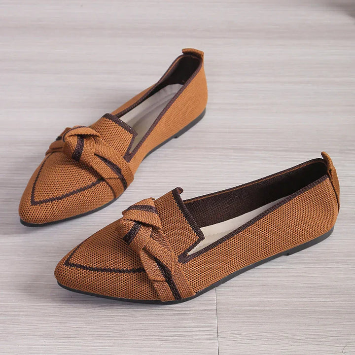 Women's Twist Knot Loafer Flats – Comfortable Slip-On Shoes – view 8