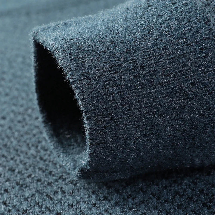 Men's Wool Textured Knit Jumper – Breathable All-Season Layer – view 5