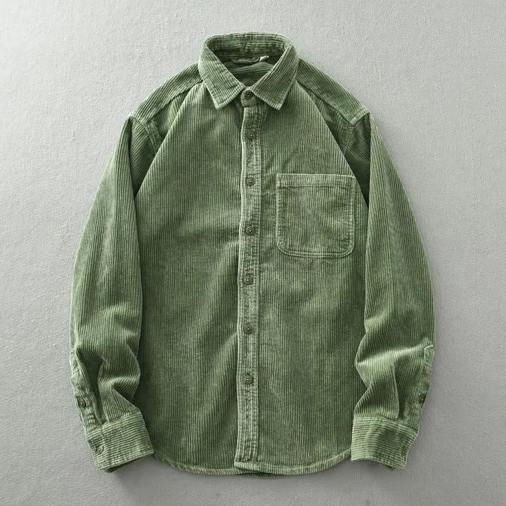Men's Fine-Wale Corduroy Shirt – Relaxed Autumn Essential