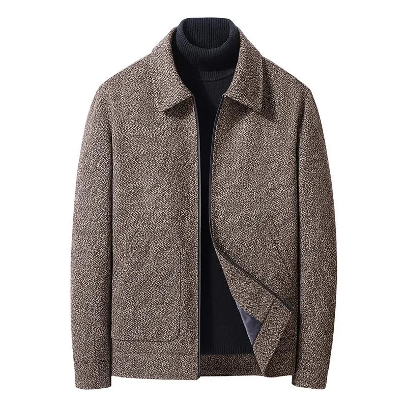 Men's Twill Jacket – Padded Zip-Up Layer for Cool Days – view 6