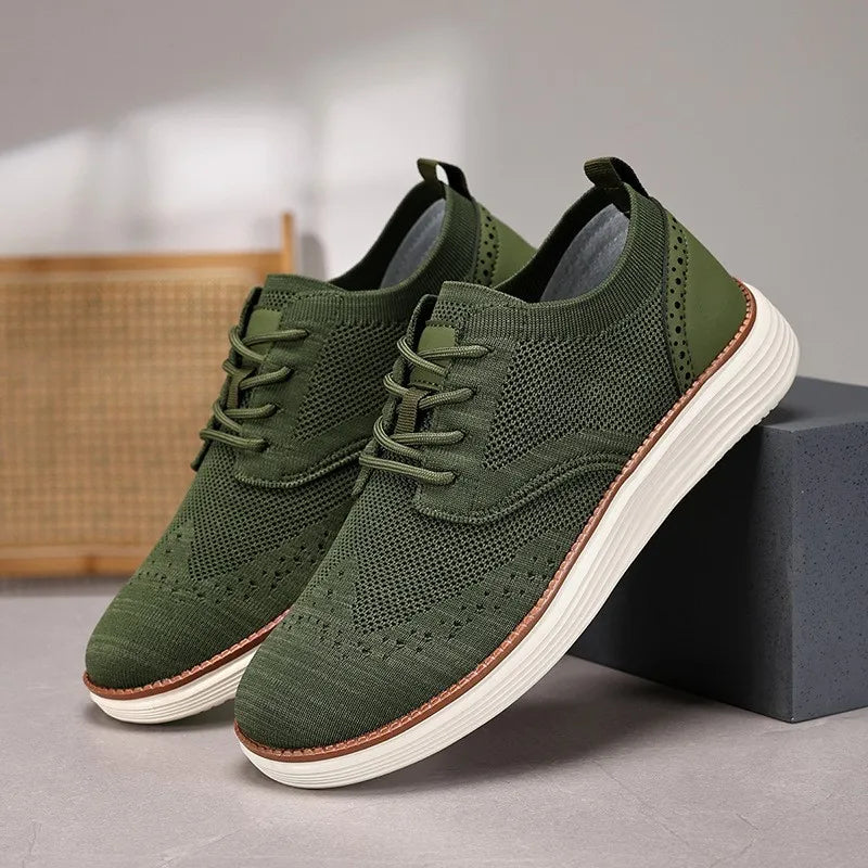 Men's Knit Trainers – Breathable Sock-Fit Everyday Sneakers – view 3