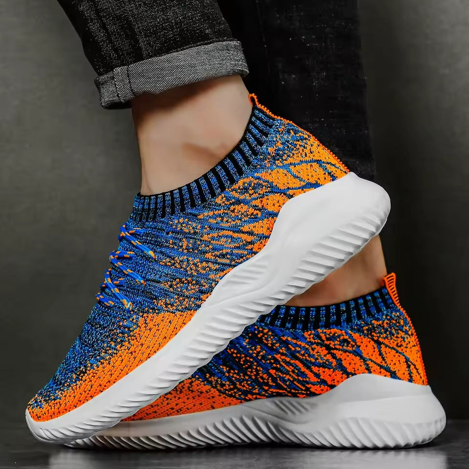 Men's Knit Trainers – Lightweight Breathable Slip-On Shoes – view 4