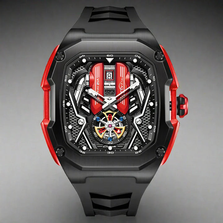 Men's Stainless Steel Chronograph Watch – Luminous Calendar Dial – view 11