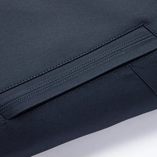 Men's Canvas Zip Jacket – Tailored Structured Casual Coat – view 11
