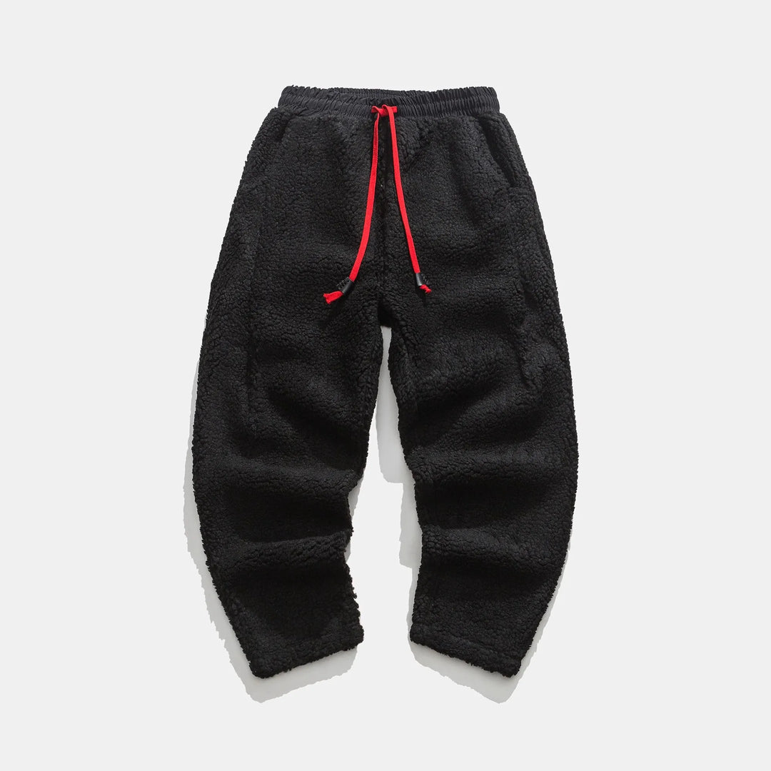 Men's Lambswool Joggers – Warm Relaxed Fit Winter Trousers – view 9