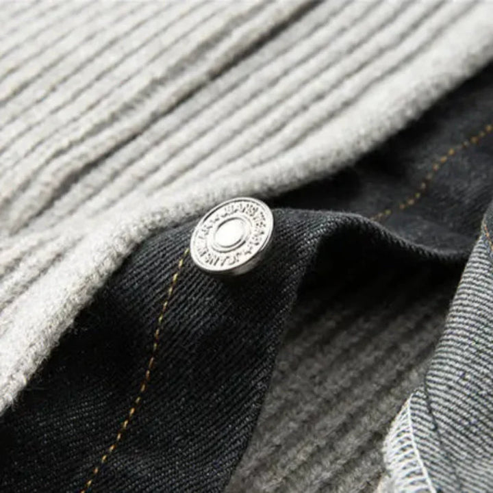 Men's Merino Wool Cardigan Jacket - Vintage Fall Layering