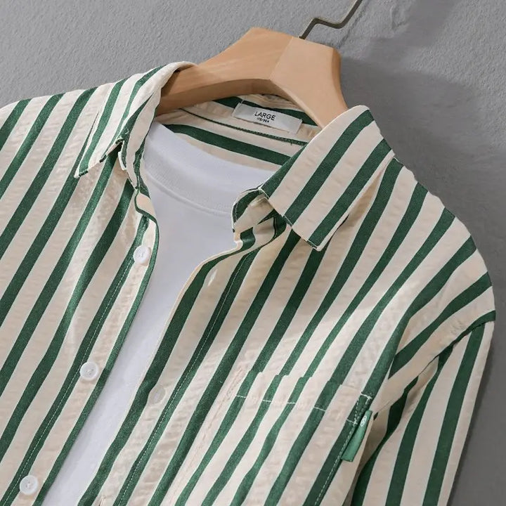 Men's Tailored Luxe Shirt – Refined Office to Evening Wear – view 5