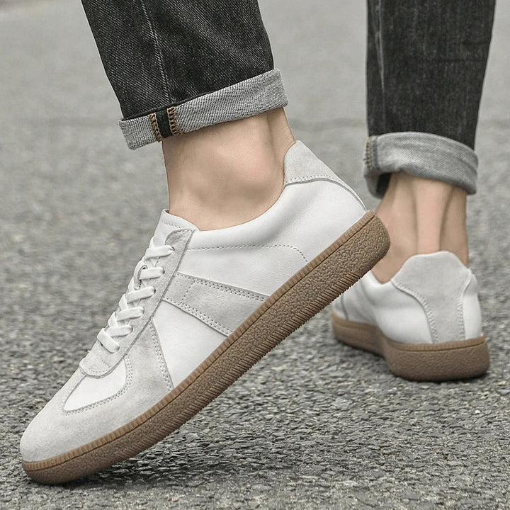 Men's Suede and Leather Trainers – Alpine Everyday Casual – view 4