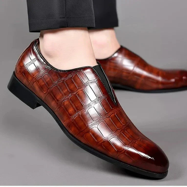 Men's Leather Penny Loafers – Smart Casual Slip-On Shoes – view 3