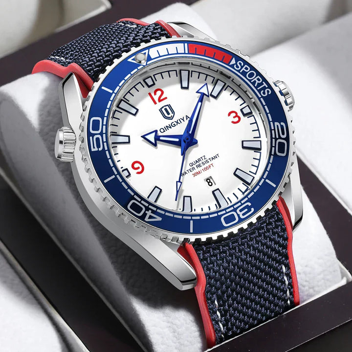 Men's Geneva Stainless Steel Watch – Quartz Sports Wristwatch – view 4