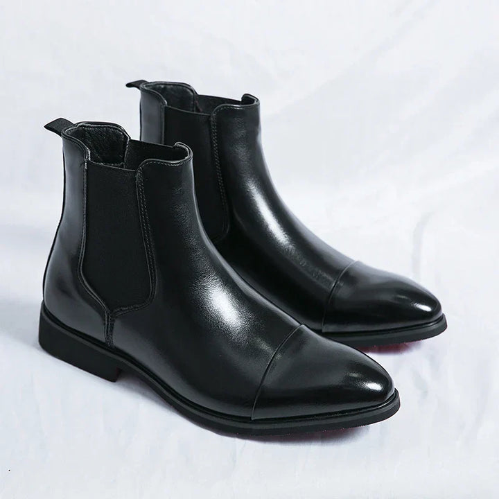 Men's Leather Chelsea Boots – Smart Casual Slip-On Ankle Boots – view 4