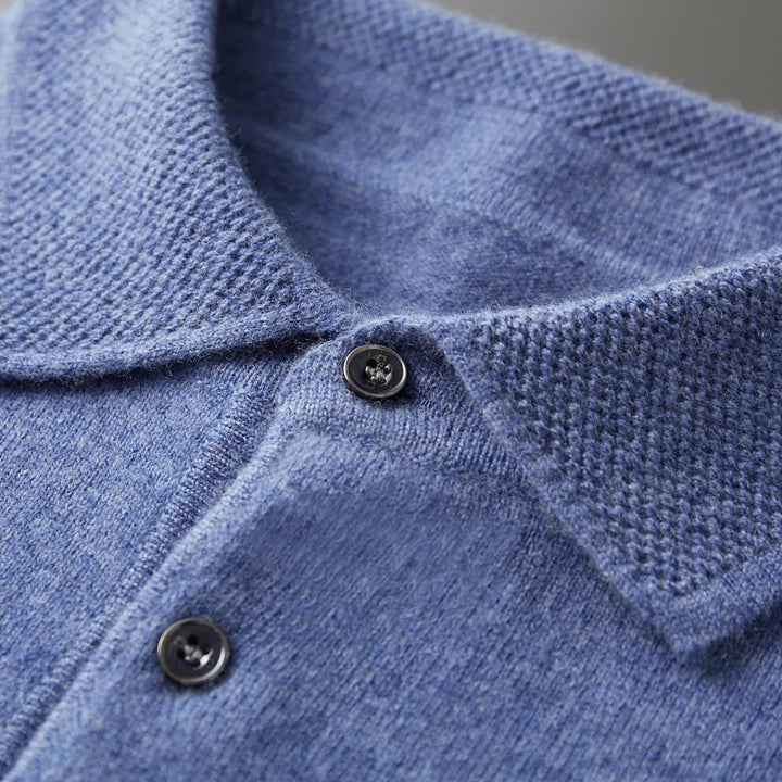 Men's Merino Wool Polo Shirt – Breathable Smart-Casual Top – view 3