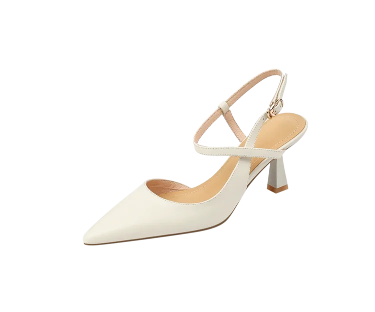 Women's Zoe Ankle Strap Dress Heels - Elegant Pointed Heel for