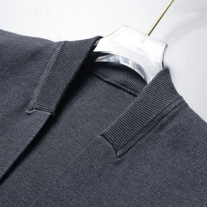 Men's Knitted Button-Up Cardigan – Lightweight Layering Knitwear – view 5