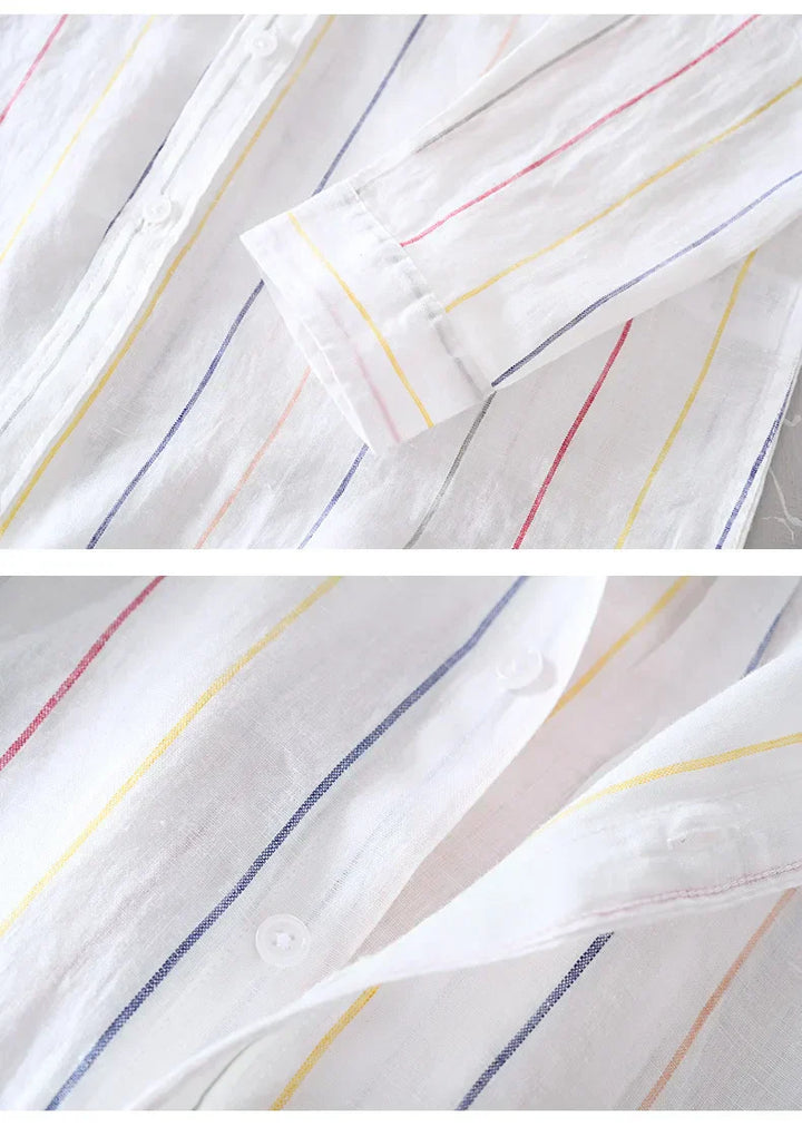 Men's Linen Button-Down Shirt – Breathable Summer Tailoring – view 6