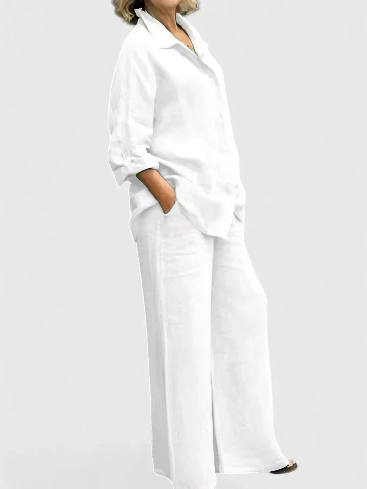 Women's Comfortable Two-Piece Set - Versatile & Effortless