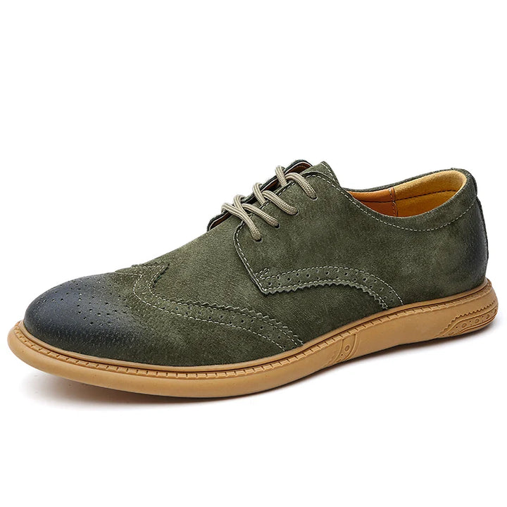Men's Suede Wingtip Brogues – Smart-Casual Dress Shoes – view 5