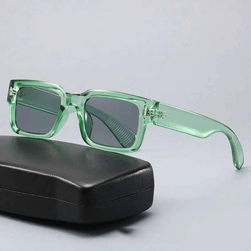 Aurora Sienna Sunglasses – Unisex UV Protection Retro Shades – Green