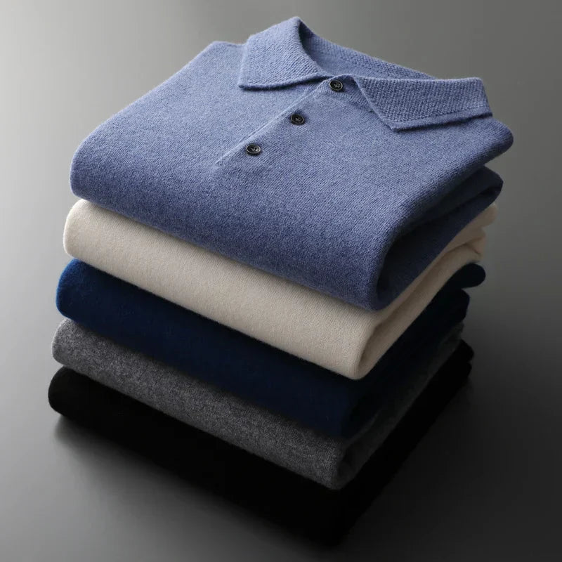 Men's Merino Wool Polo Shirt – Breathable Smart-Casual Top – view 7