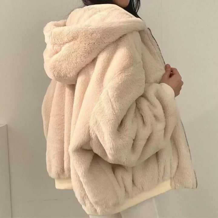 Women's Sherpa-Lined Hooded Jacket – Cosy Oversized Layer – view 8