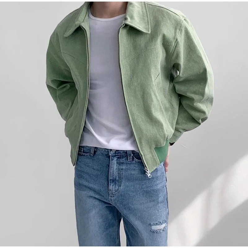 Men's Antonio Suede Jacket – Zip-Up Smart Casual Outerwear – view 3