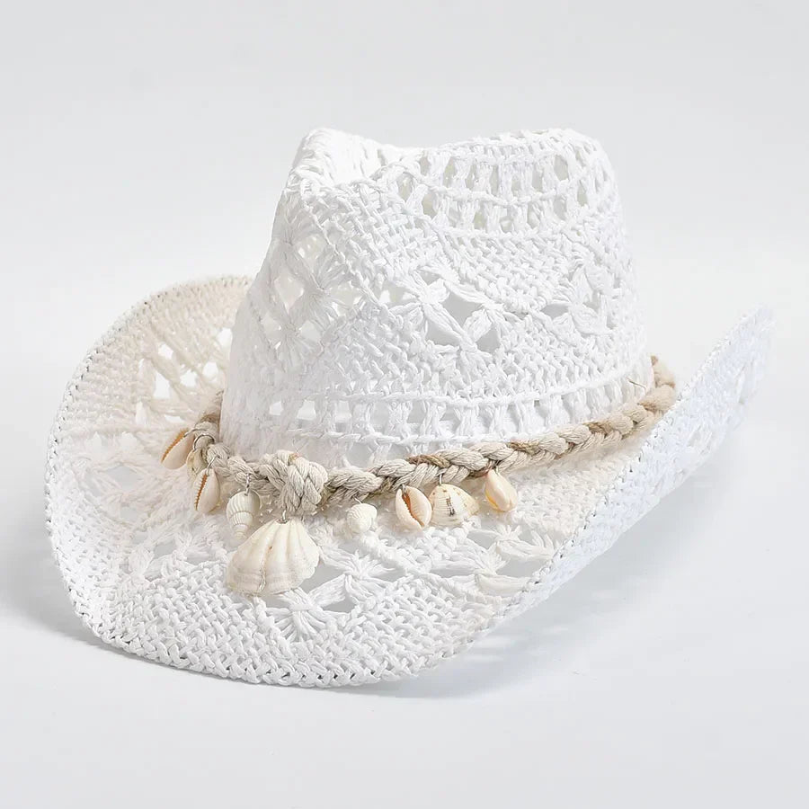 Women's Woven Straw Sun Hat – Breathable Crochet Beach Hat – view 3