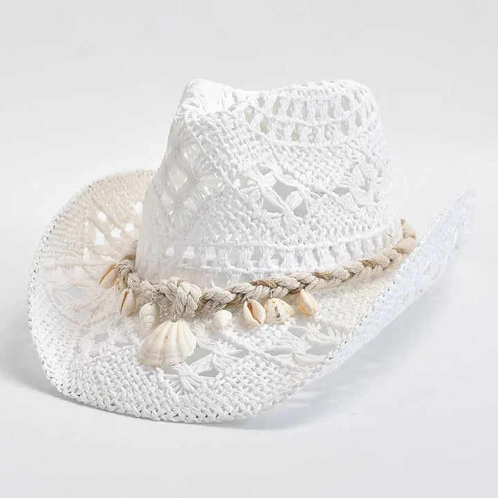 Women's Woven Straw Sun Hat – Breathable Crochet Beach Hat – view 3