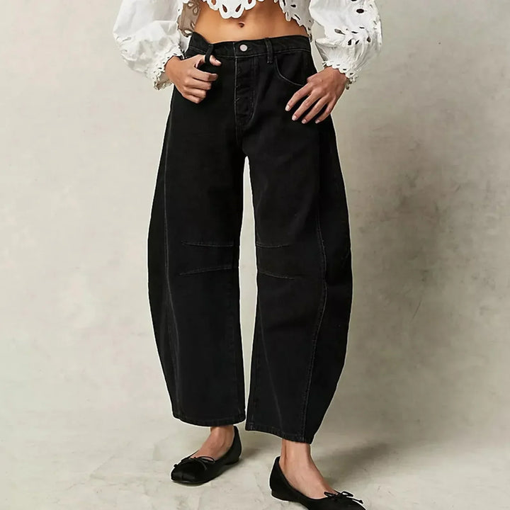 Women's Wide-Leg Stretch Denim Jeans – Relaxed Everyday Fit – view 6