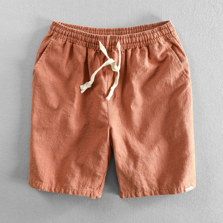 Men's Amalfi Linen Shorts – Drawstring Summer Holiday Shorts