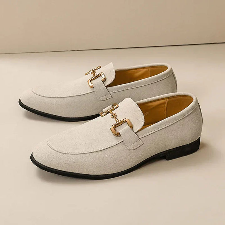 Men's Suede Loafers – Cushioned Slip-On Shoes for Work – view 3