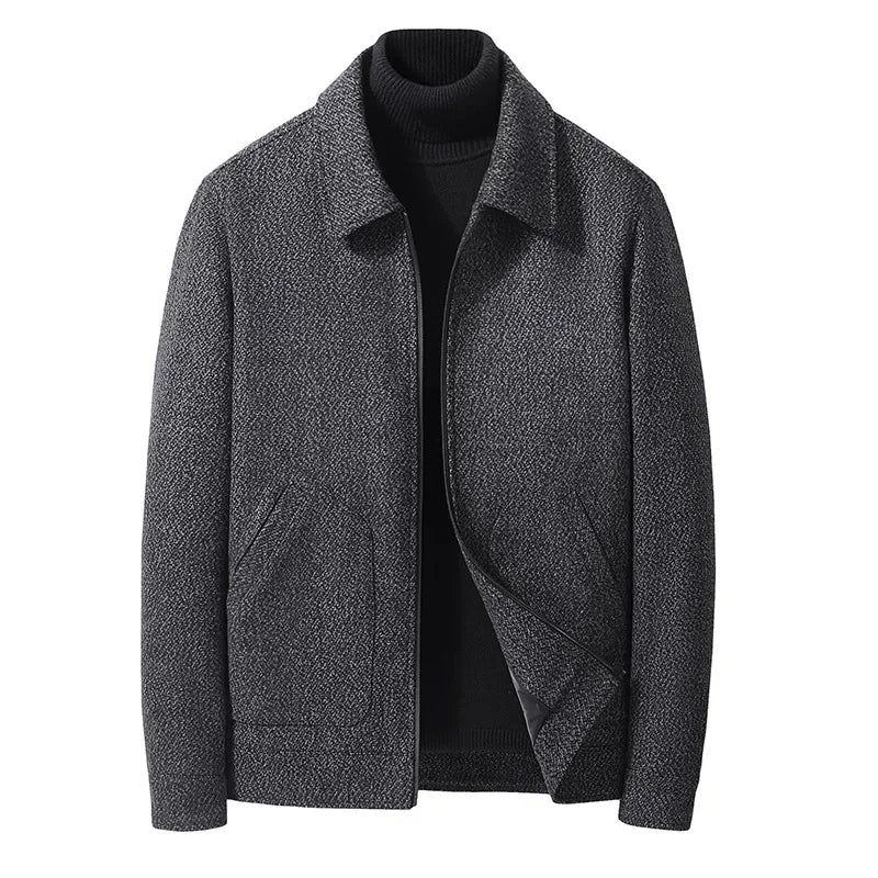 Men's Twill Jacket – Padded Zip-Up Layer for Cool Days – view 7