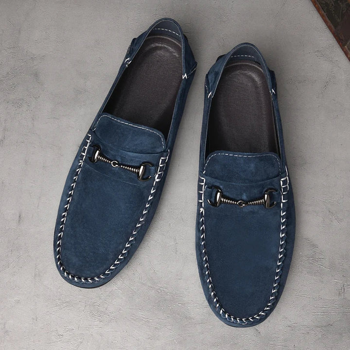Men's Suede Loafers – Horse-Bit Detail – Non-Slip Sole – view 6