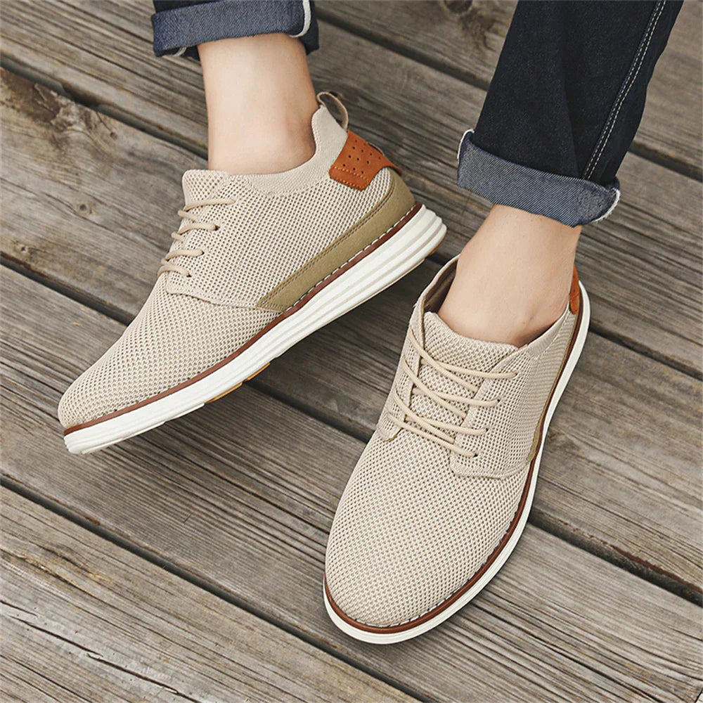 Men's Stellan Knit Oxfords – Breathable Smart-Casual Shoes