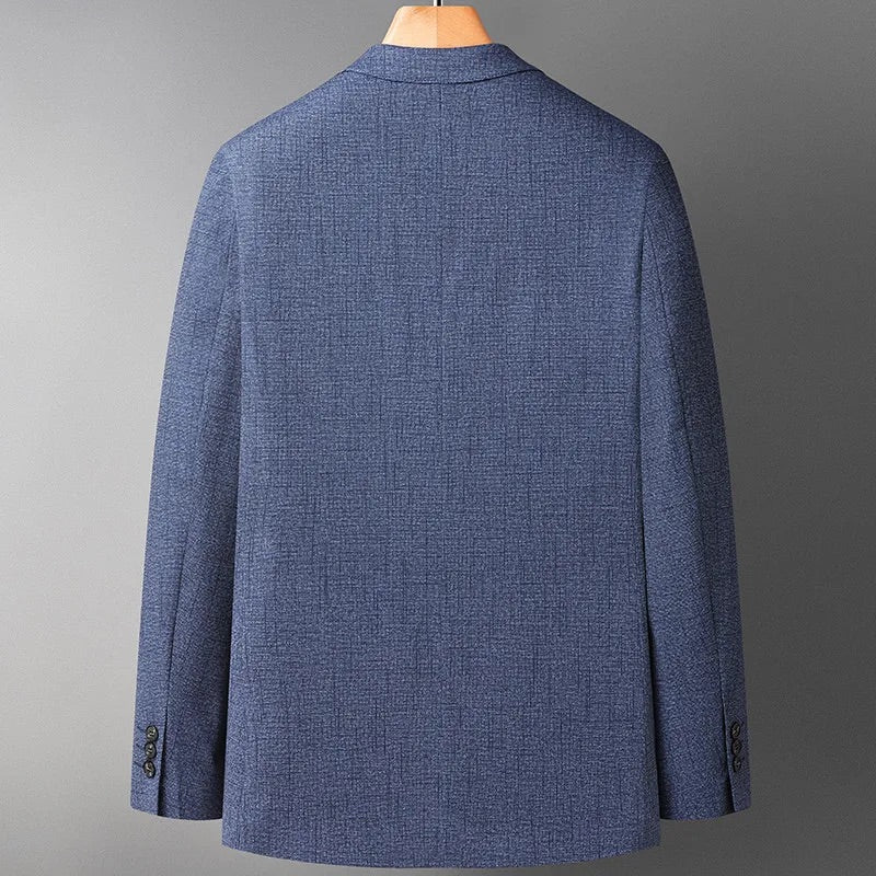 Men's Textured Tailored Blazer – Two-Button Smart Occasion Wear – view 4