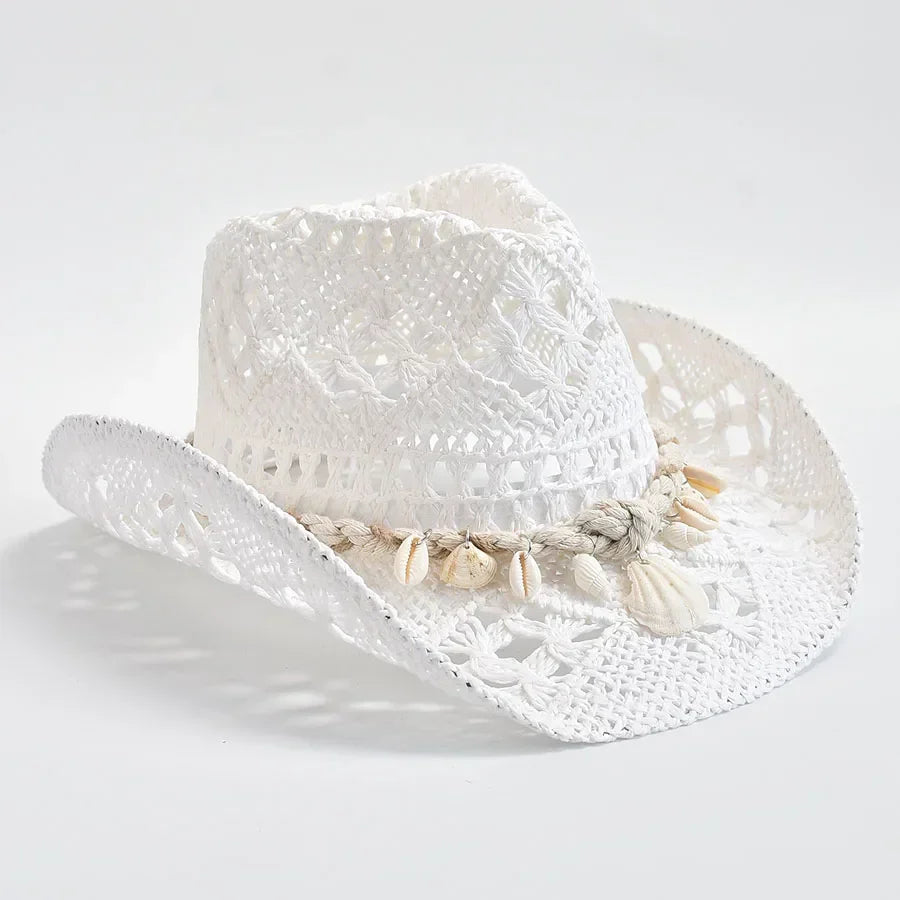 Women's Woven Straw Sun Hat – Breathable Crochet Beach Hat – view 4